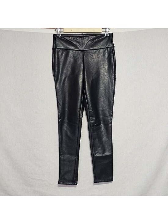 Kendall And Kylie Pants - (A1343) Kendall + Kylie Leggings Women's Size Large Black Faux Leather Skinny Le